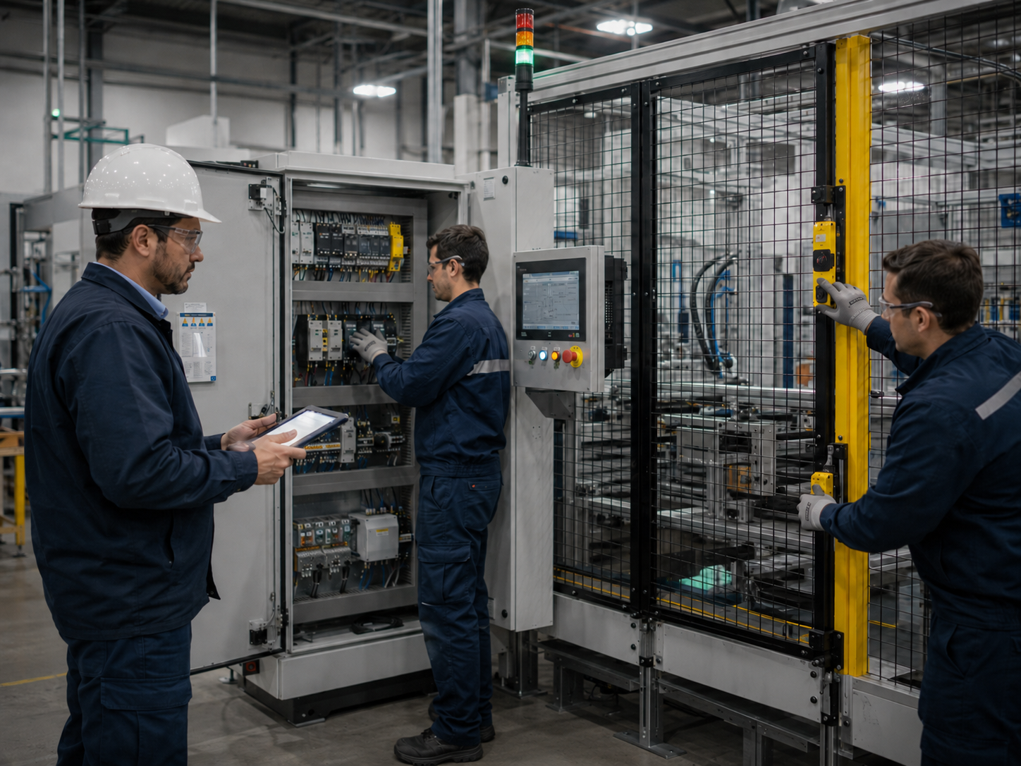 Integração elétrica automação e validação